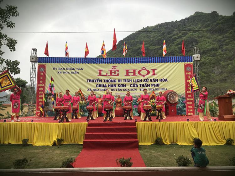 Khai mạc lễ hội văn hóa chùa hàn Sơn - Cửa Thần Phù 2018